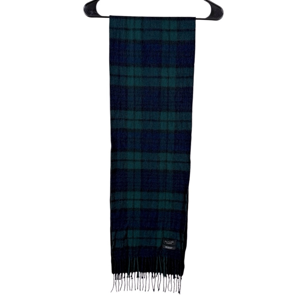 Kiltane of Scotland Plaid Cozy Blackwatch Tartan 100% Cashmere Scarf
